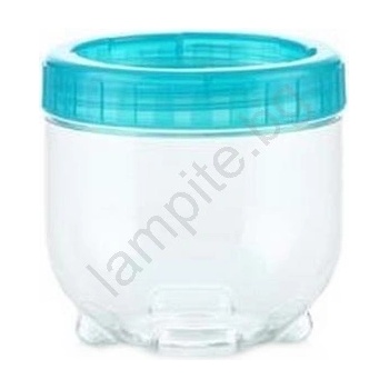 UTC Кутия за храна interlock 0, 5 л, тюркоаз/прозрачна (ut0092)