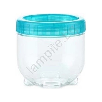 UTC Кутия за храна interlock 0, 5 л, тюркоаз/прозрачна (ut0092)