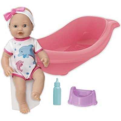 Wiky Пишкаща кукла комплект с вана 41см