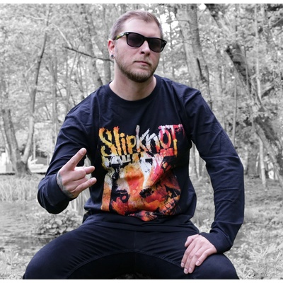 ROCK OFF мъжка тениска с дълъг ръкав Slipknot - TESF Pepper - ROCK OFF - SKLST99MB