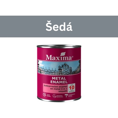 Maxima Kovářská barva 3v1 0,75 l šedá hladká