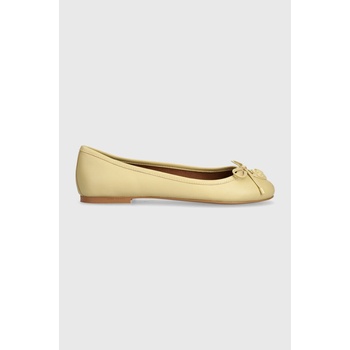 Kurt Geiger London Кожени балеринки Kurt Geiger London Eagle Ballerina Drench в бежово 2121142109 9790643309 (2121142109.CREAM)