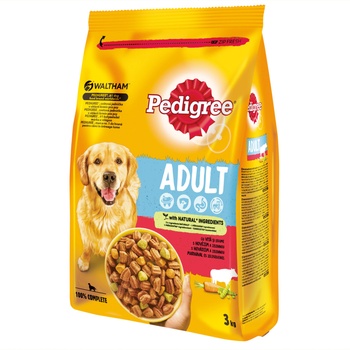 PEDIGREE ГРАНУЛИ ГОВЕЖДО И ЗЕЛЕНЧУЦИ 12КГ