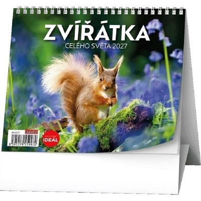 stolní IDEÁL Zvířátka celého světa 16,5cm x 13,5cm, BSJ6-27 2027