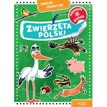 Zwierzęta polski naklejki edukacyjne