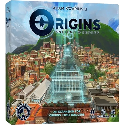 Board & Dice Разширение за настолна игра Origins: Ancient Wonders (BGBG0003142N)