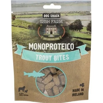 Irish dog foods Irish Farm Monoproteico Bites - Монопротеин хапки, Пъстърва 80 гр - Ирландия 52.4. 6