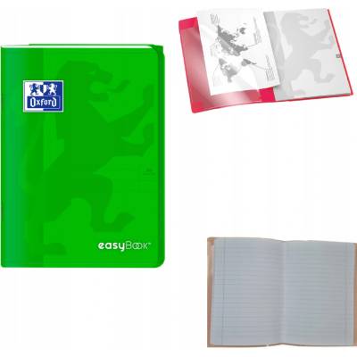 Oxford Zošit easyBook PP A4 linajkový s okrajom mix