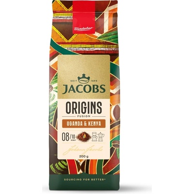 Jacobs Origins Fusion Uganda & Kenya mletá 200 g