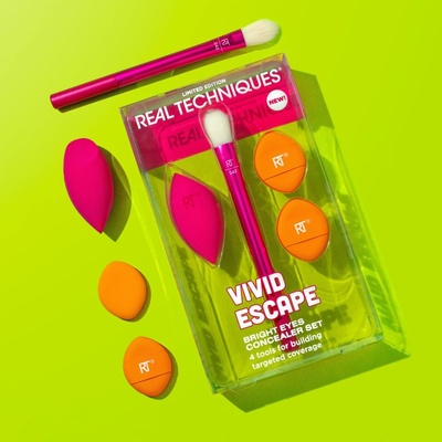 Real Techniques Vivid Escape Bright Eyes Concealer Set грим комплект
