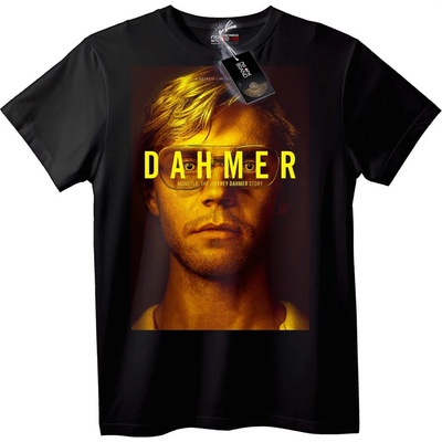 NOONEBRAND Тениска Дахмер: Историята на Джефри Дахмер - 2XL, Black