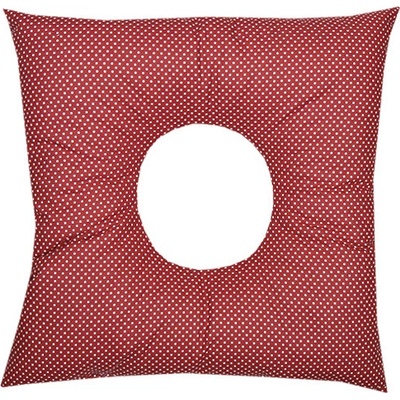 Babyrenka poporodní polštář Dots red 45 x 45 cm