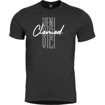 CloMod Къса тениска "Veni", черна (C090011-VE-01)