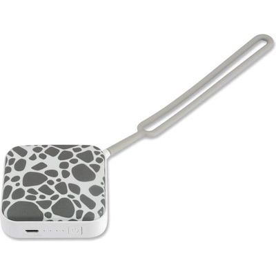 4smarts Hand Warmer 2000 mAh Mosaic Design - джобна външна батерия с фенер и нагревател за ръце (сив)