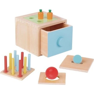 Montessori box Vkladačka 4v1