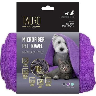 Tauro Pro Line Towel 60 x 90 cm Purple