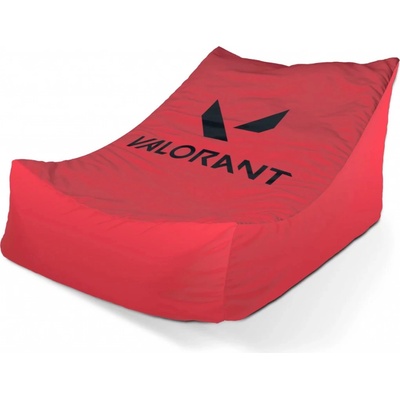 Sablio sedací vak Lounge Valorant Red 80 x 95 x 50 cm
