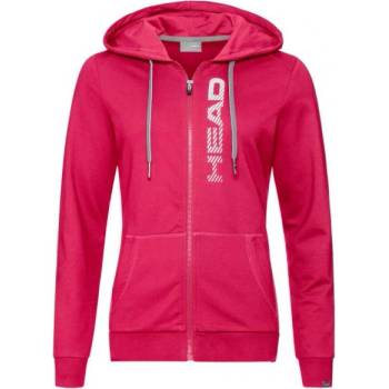 HEAD Дамска блуза с дълъг ръкав Head Club Greta Hoodie FZ W - Розов