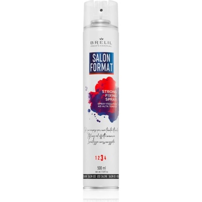 Brelil Professional Salon Format Strong Fixing Spray лак за коса за фиксиране и оформяне 500ml