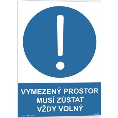 Traiva s.r.o Vymezený prostor musí zůstat vždy volný Verze: Plast 210 x 297 mm (A4) tl. 0.5 mm - Kód: 00294
