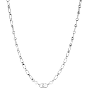 Liu.Jo Štýlový oceľový náhrdelník s logom icona LJ1731