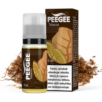 PEEGEE Čistý tabák 10 ml 12 mg