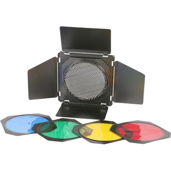 Klapky 16,5 cm + voštinový filter + sada farebných filtrov BASIC, Terronic