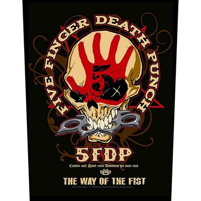 Five Finger Death Punch – Way Of The Fist (Back Patch · sew-on) (Nášivka)