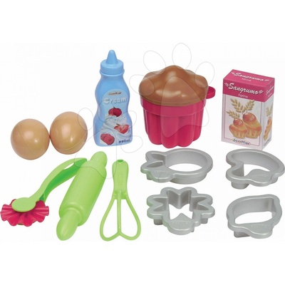 Écoiffier 2642 doplňky do kuchyňky zeleno-stříbrné