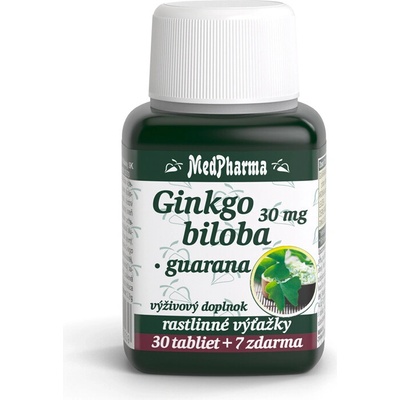 MedPharma Ginkgo biloba + Guarana 37 tabliet