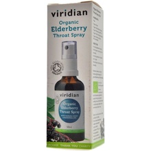 Viridian Elderberry Throat Spray Organic 50 ml