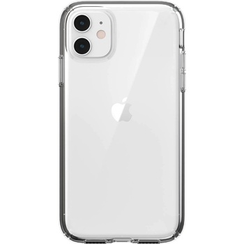 Speck Presidio Stay Clear Case - удароустойчив хибриден кейс за iPhone 11 (прозрачен)