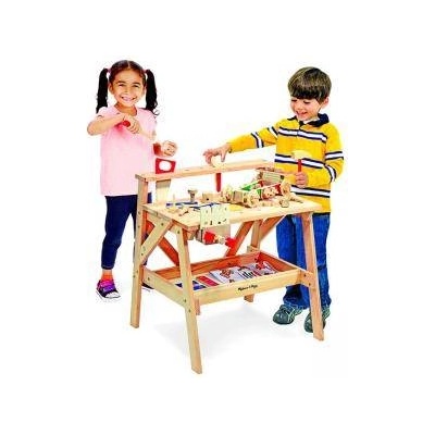 Melissa & Doug Детска дървена работилница - 12369 - Melissa and Doug, 000772123693