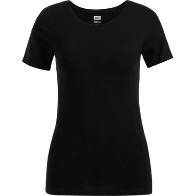 WE Fashion Тениска черно, размер L