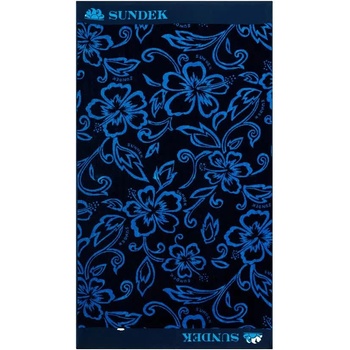 SUNDEK Хавлиена кърпа Sundek Jacquard terry hibiscus pattern towel - Black (Navy)