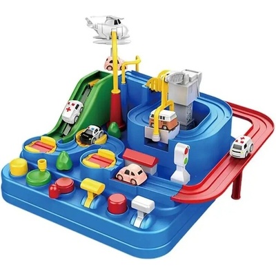 Shenzhen Toys Mini auto dráha pre deti - Hračkárska závodná dráha modrá CABT091-1