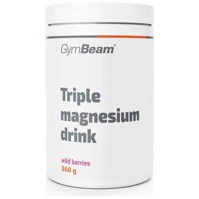 GymBeam Triple magnézium drink lesní ovoce 360 g