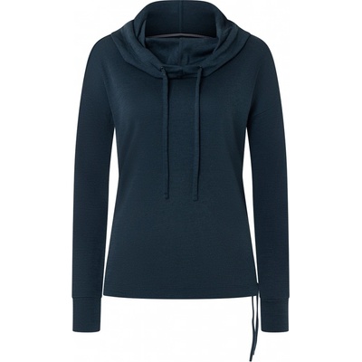 Super.natural dámská merino mikina Funnel Bio Hoodie Blueberry
