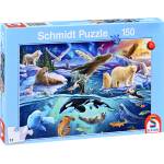 Schmidt Spiele Детски пъзел Schmidt от 150 части - Полярни животни (56484) - ozone