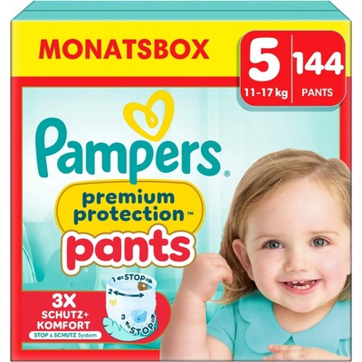 Pampers Premium Protection Pants 5 12-17 kg 144 ks