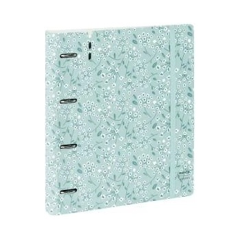 Safta Папка с пръстени Safta Light blue flowers