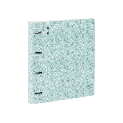 Safta Папка с пръстени Safta Light blue flowers