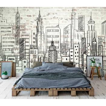 Image 1 of Art gift Фототапет Тишината на града