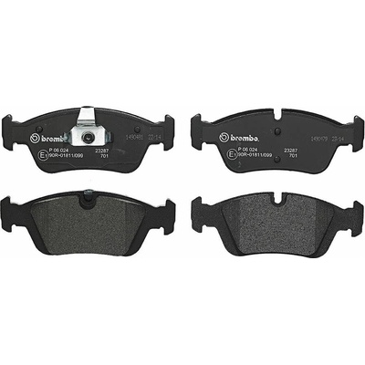 Sada brzdových destiček, kotoučová brzda BREMBO P 06 024