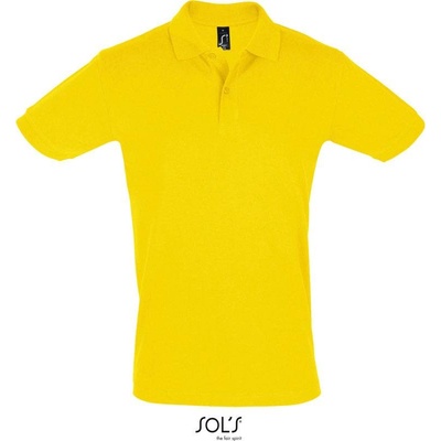 Sol's Perfect Men pánské piqué polo gold žlutá