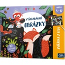 Albi Kvído Vyškrabávací obrázky Zvířátka z lesa