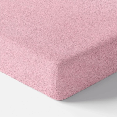 EEVI Froté prestieradlo Ružové 60x120