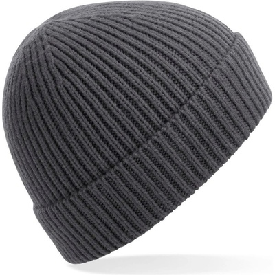 Beechfield Pletená čiapka B380 Graphite grey