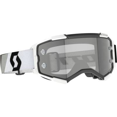 SCOTT Маска Scott Fury Light Sensitive S1-2 Goggles - Premium Black / White / Glas: Grey - размер One Size (205-6798-0211)