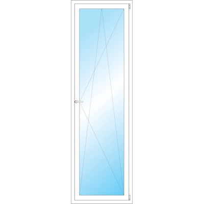 OKNA HNED Plastové okno 70x231 cm bílé otevíravé a sklopné pravé